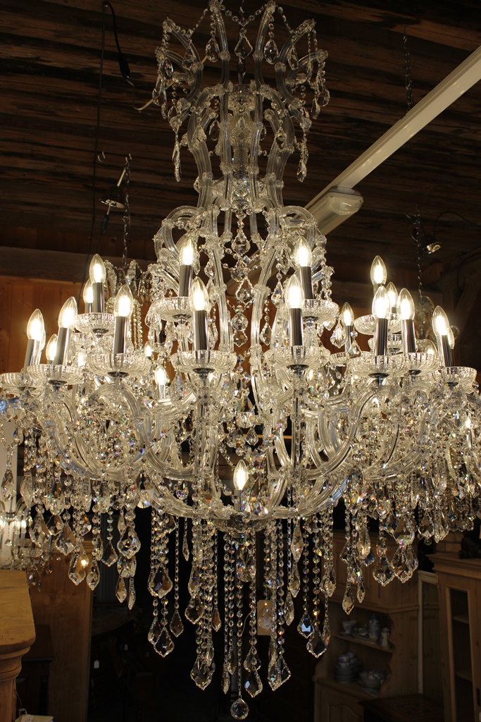 Kronleuchter Maria Theresia Silber / verkauft