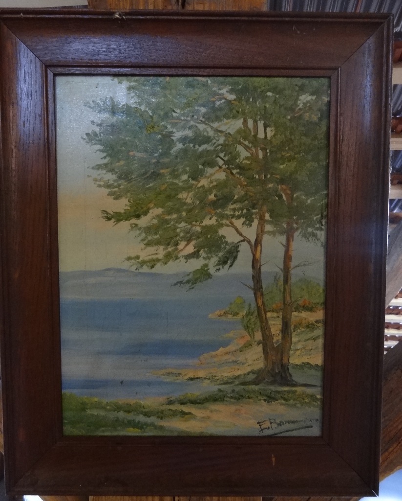 Oelgemälde in Holzrahmen