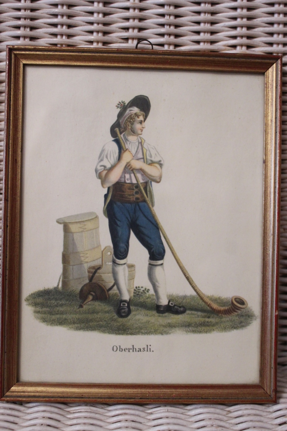 Farbstich Alphornbläser