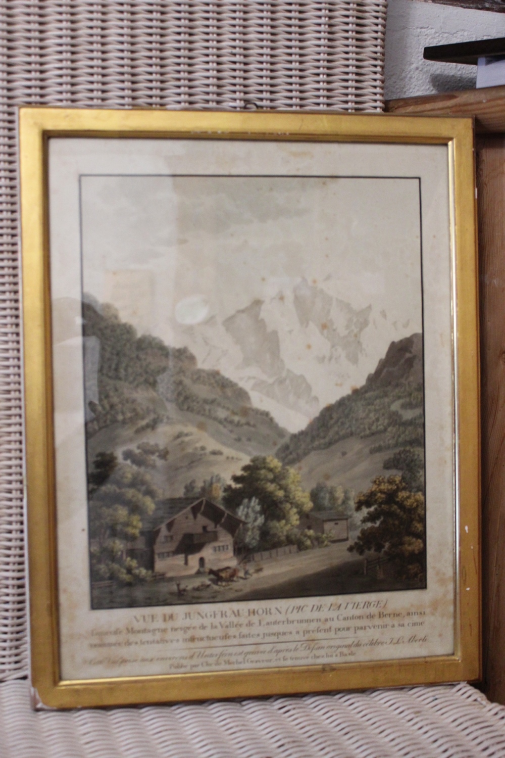 Farbstich  / VUE DU JUNGFRAU HORN