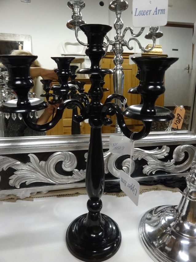 Kerzenständer schwarz