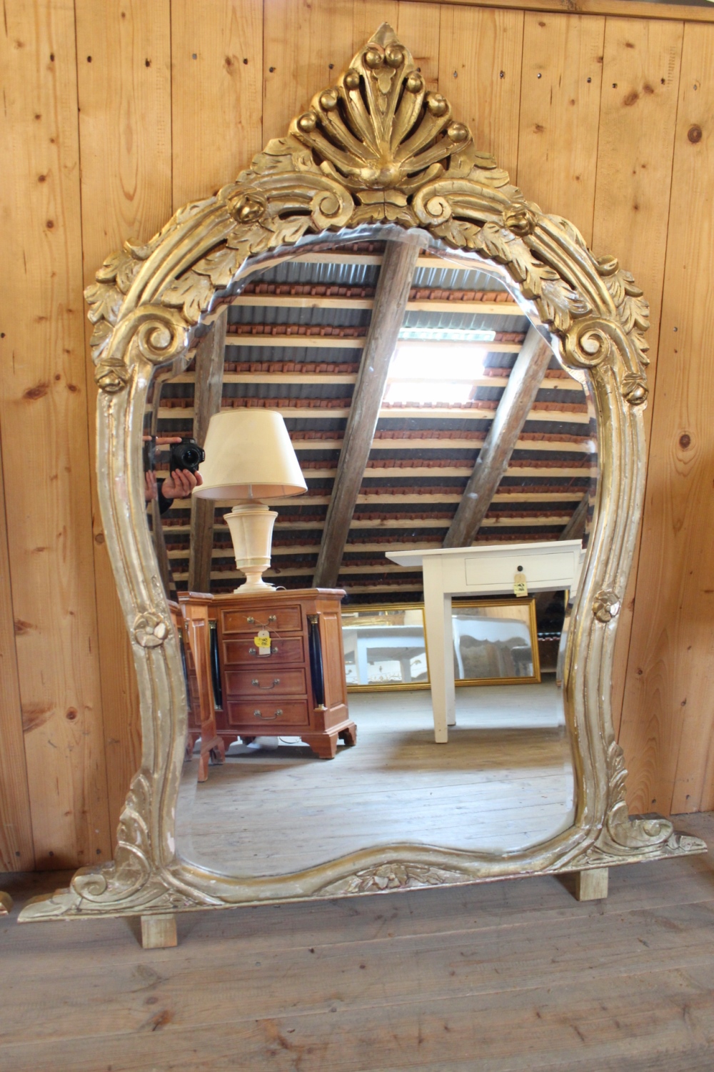 Barockspiegel mit Goldrahmen / verkauft