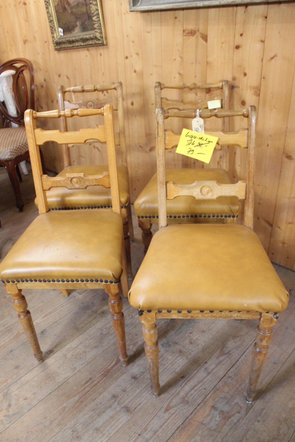 Stühle Jugendstil Buche / 4 Stück verfügbar