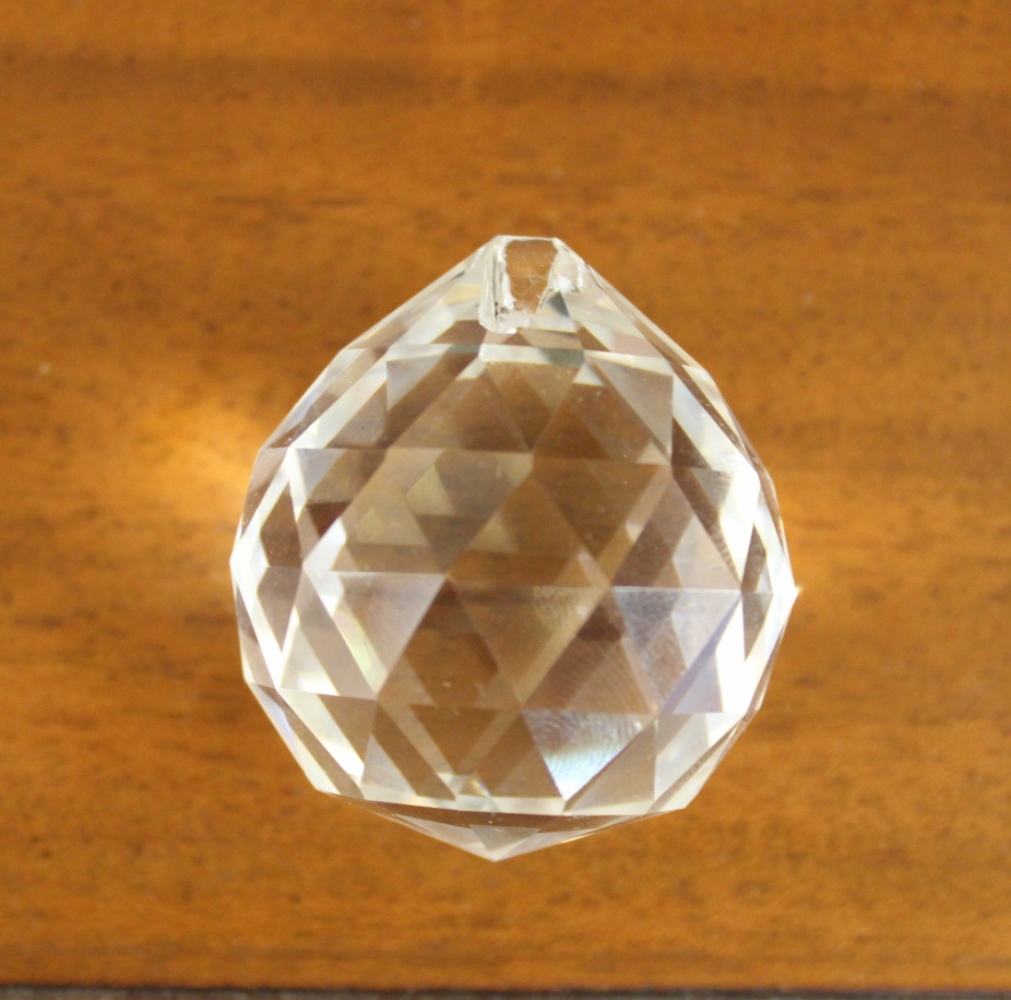 Kristall / Bleikristall rund 5 cm